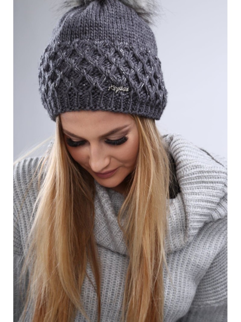 Graphite winter hat C14 - Online store - Boutique